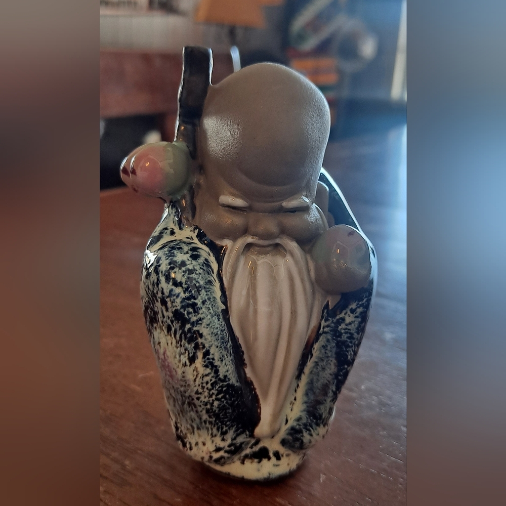 ChineseMudman Figurine Depicting Shouxing Decorative Collectible